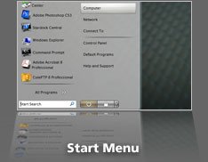 start menu